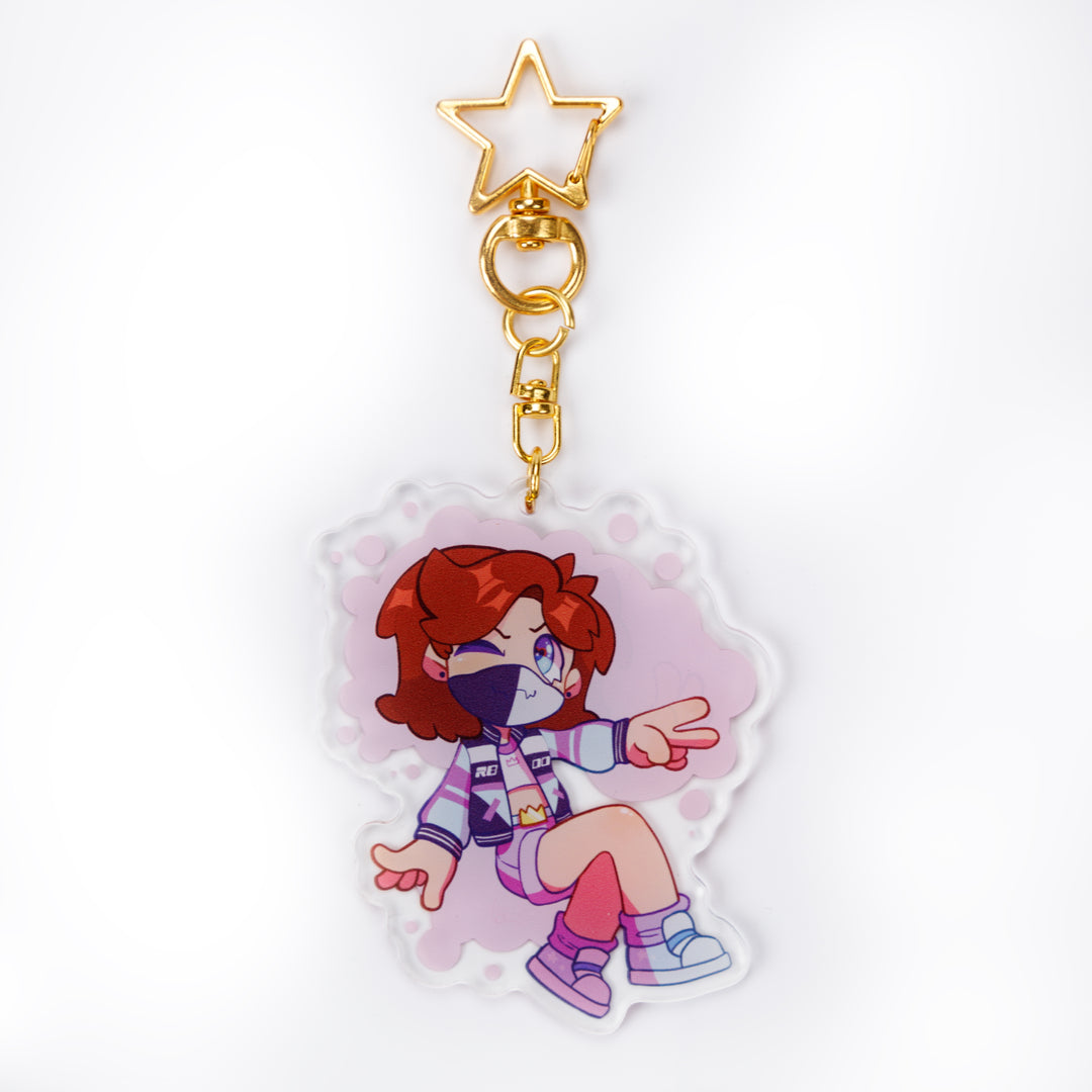 Ranboo Particle Acrylic Keychain